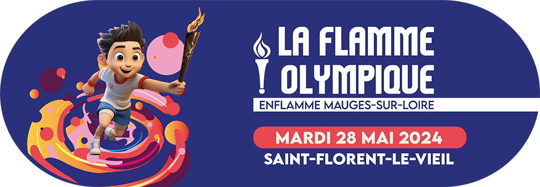 Passage de la flamme olympique à Saint-Florent-le-Vieil