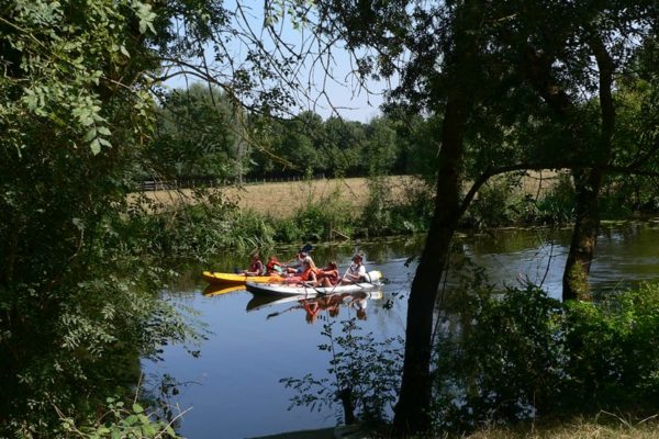 Activité canoé sur l'Evre - Le Marillais