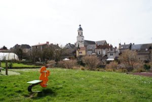Le bourg du Mesnil-en-Vallée