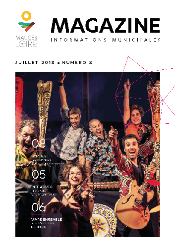 Couverture Mauges-sur-Loire Magazine juillet 2018