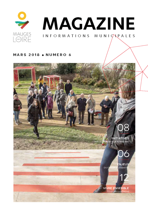 Couverture Mauges-sur-Loire Magazine mars 2018