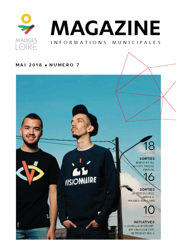 Couverture Mauges-sur-Loire Magazine mai 2018