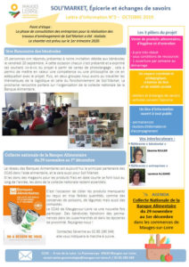 Lettre d'information N°3 - Octobre 2019