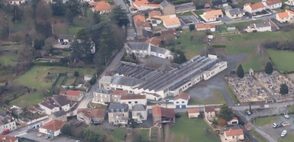 usine corine vue aérienne