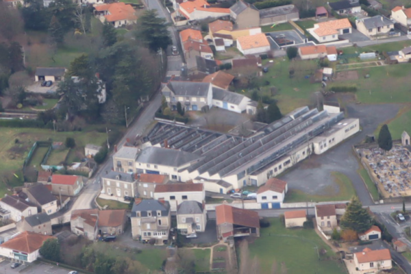 usine corine vue aérienne