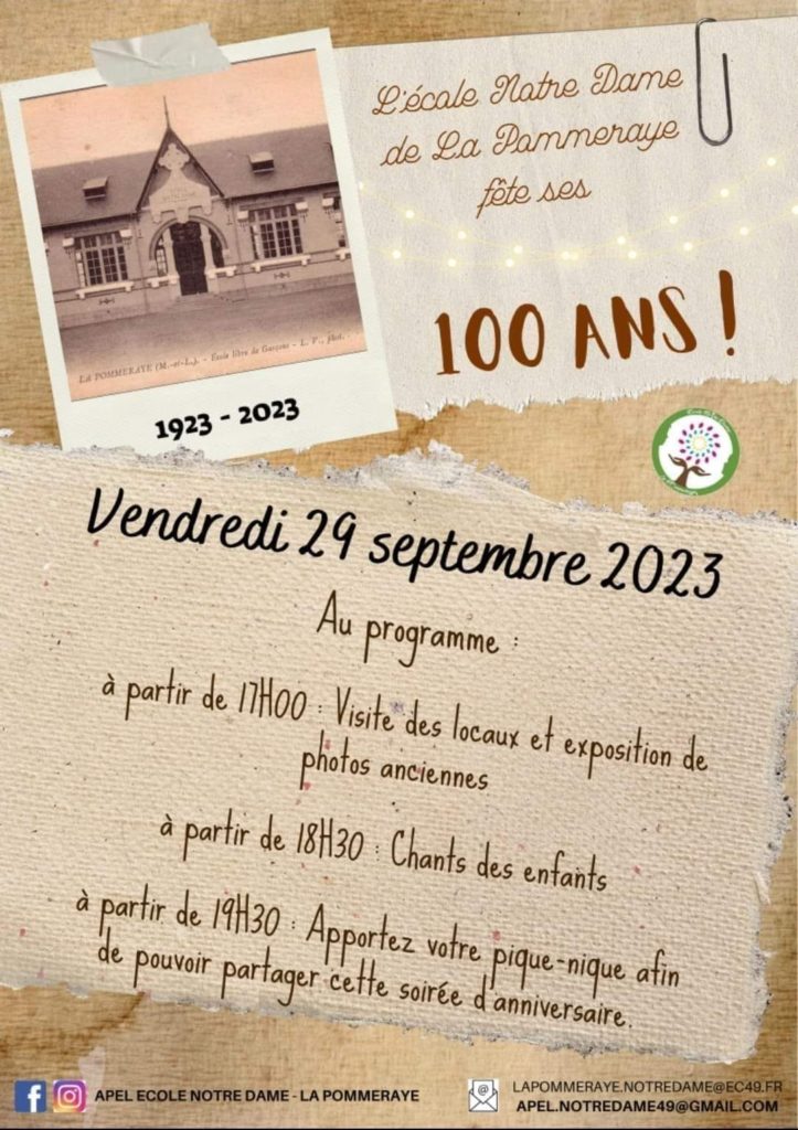 100 ans école Notre Dame