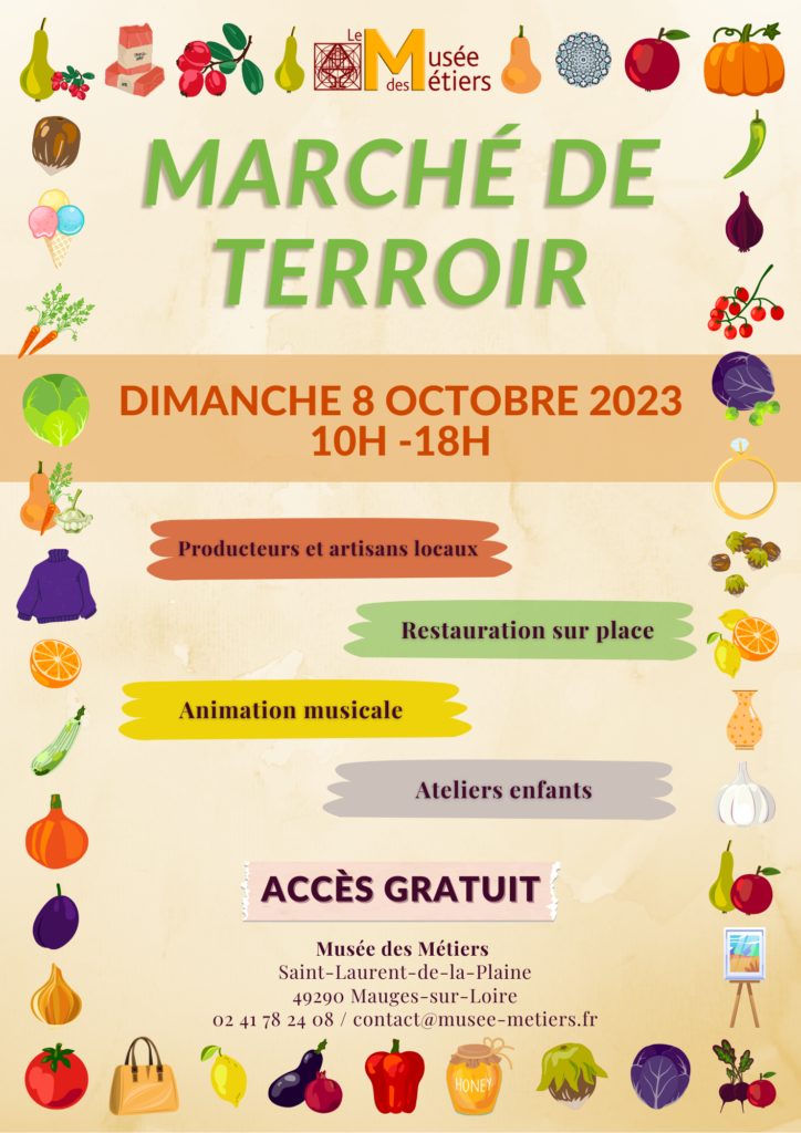 Affiche Marché de terroir 2023
