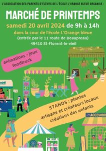 Marché de printemps Affiche