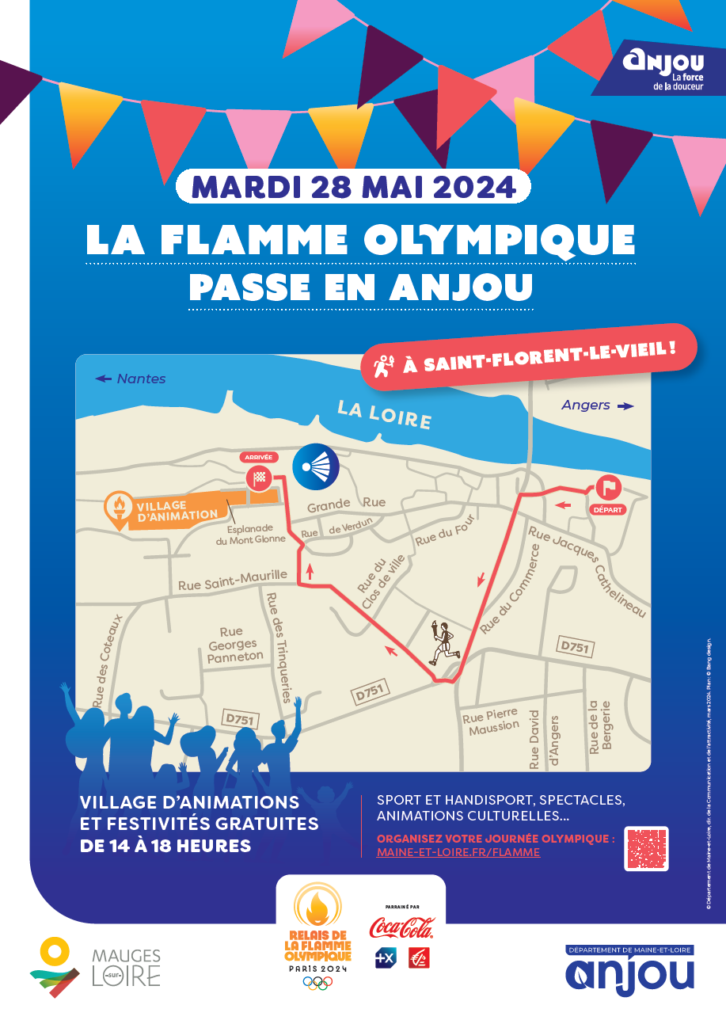 affiche A4 Affiche parcours de la Flamme