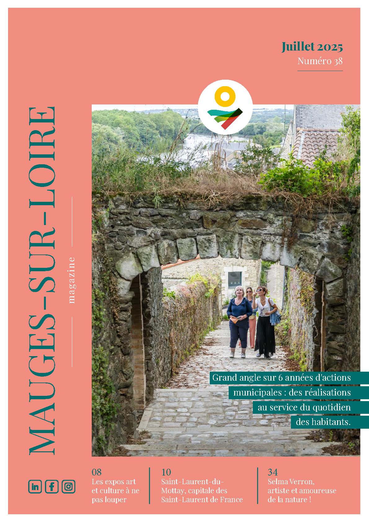 Couverture Magazine Mauges-sur-Loire N°38 - Juillet 2025