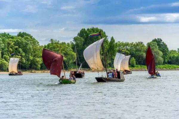 Des bateaux sur la Loire