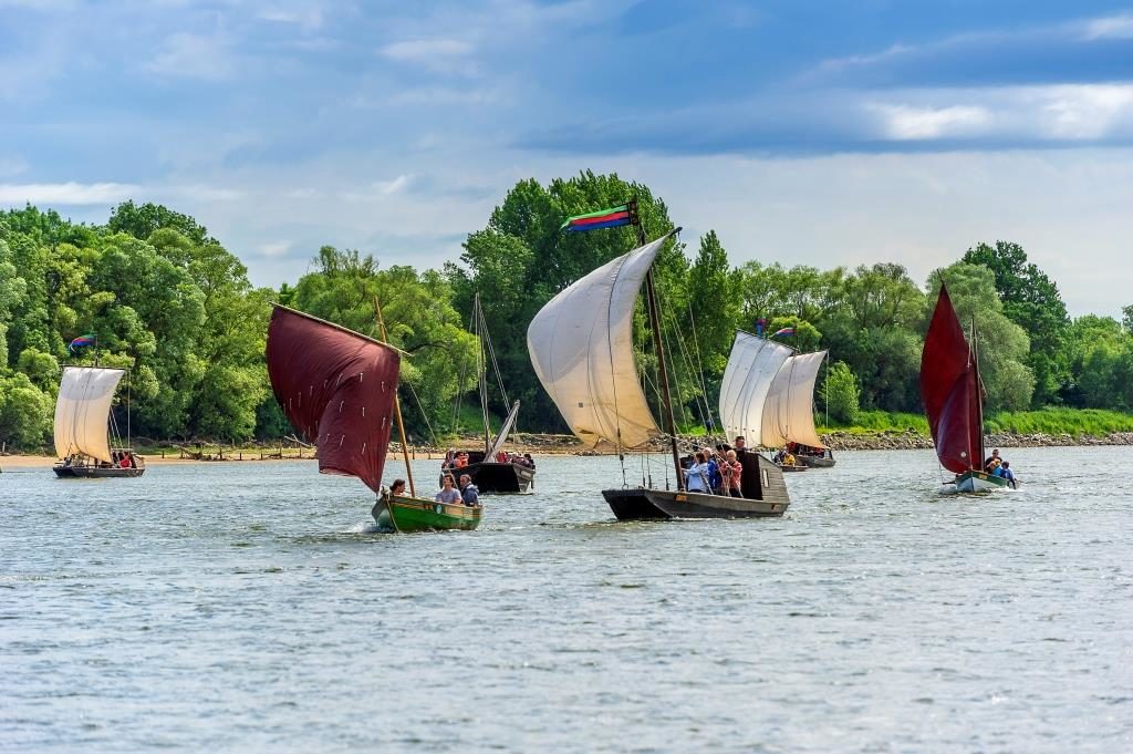 Des bateaux sur la Loire