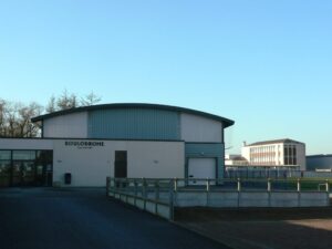 Bâtiment extérieur de la salle Roger Marteau du Boulodrome de la Pommeraye