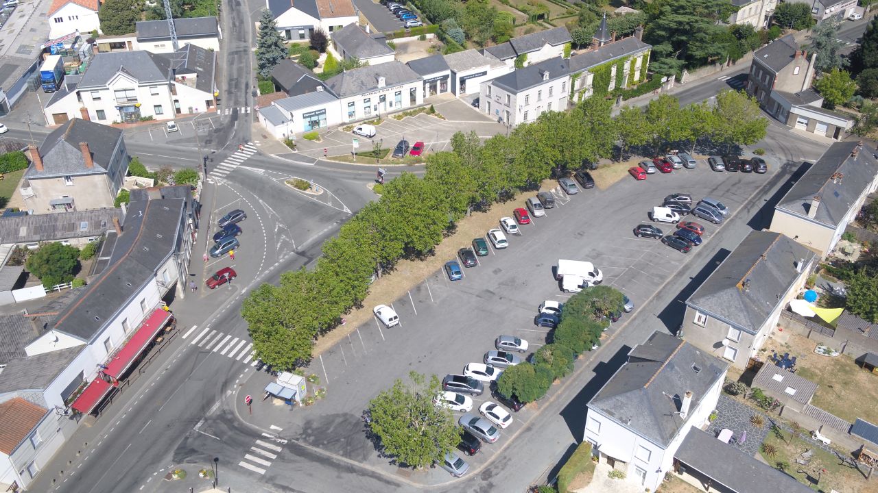 Vue aérienne de Fevriere