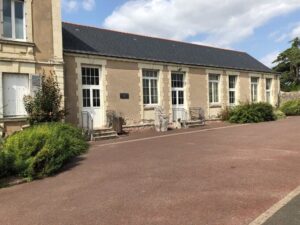 Bâtiment extérieur de la salle Auguste Leduc de Montjean-sur-Loire