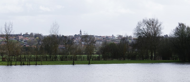 La vallée de la Thau vue de la Grand Fosse au Mesnil-en-Vallée