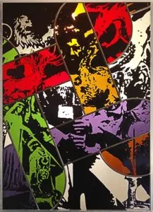 Vitrail réalisé par l'atelier 1.2.3