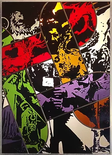 Vitrail réalisé par l'atelier 1.2.3