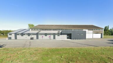 vue extérieure de la salle de sport de Botz-en-Mauges