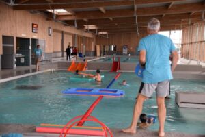 Cours de piscine à AquaLoire à la Pommeraye