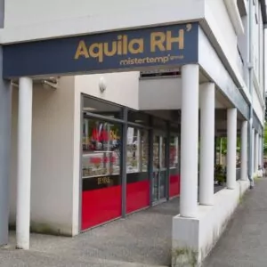 Bâtiment de l'entreprise Aquila RH, spécialisé dans le recrutement