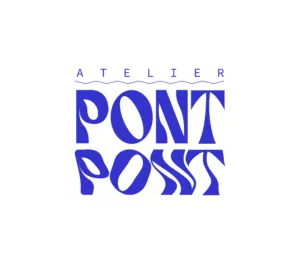 Logo de l'Atelier Pont Pont, spécialisé dans l'illustration, la scénographie, le motion design et le design digital