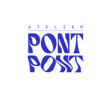 Logo de l'Atelier Pont Pont, spécialisé dans l'illustration, la scénographie, le motion design et le design digital