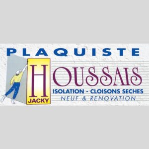 Logo de l'entreprise Jacky Houssais, plaquiste