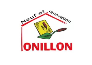 Logo de l'entreprise Maçonnerie Onillon, spécialisée dans la maçonnerie, le ravalement et l'isolation extérieure