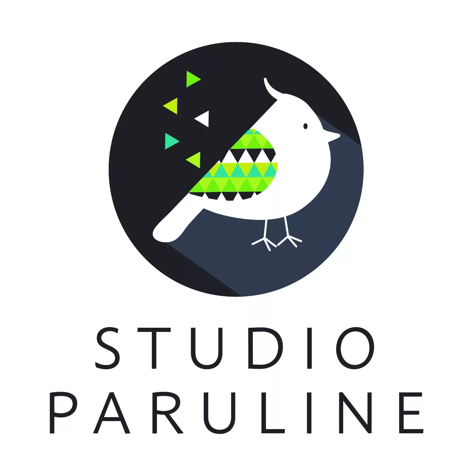 Logo de Studio Paruline, graphiste, chargée de communication et organisatrice d’évènements éco-responsables.