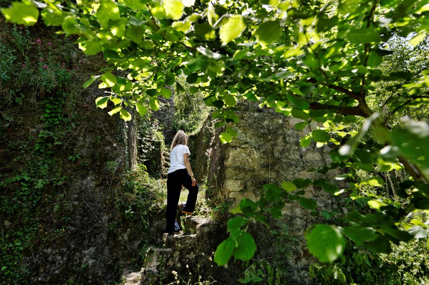 Balade dans les fours à chaux à Chateaupanne, à Montjean-sur-Loire