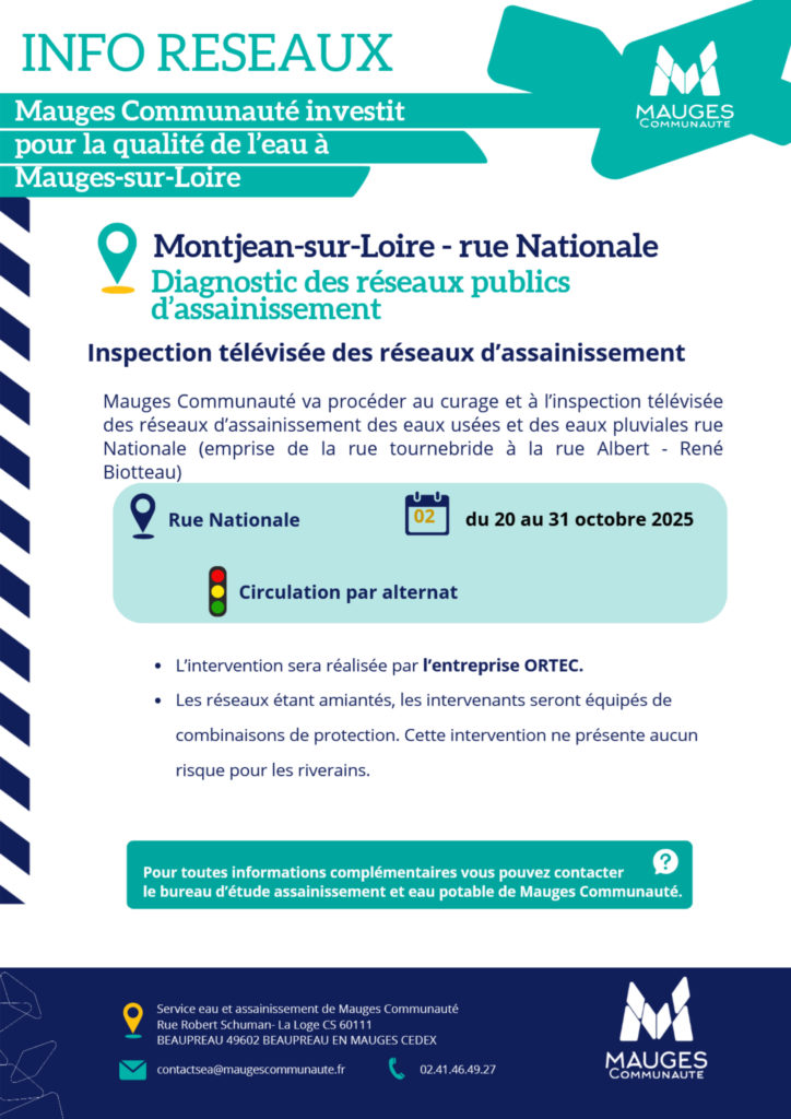 Diagnostic réseaux publics assainissement - Mauges Communauté
