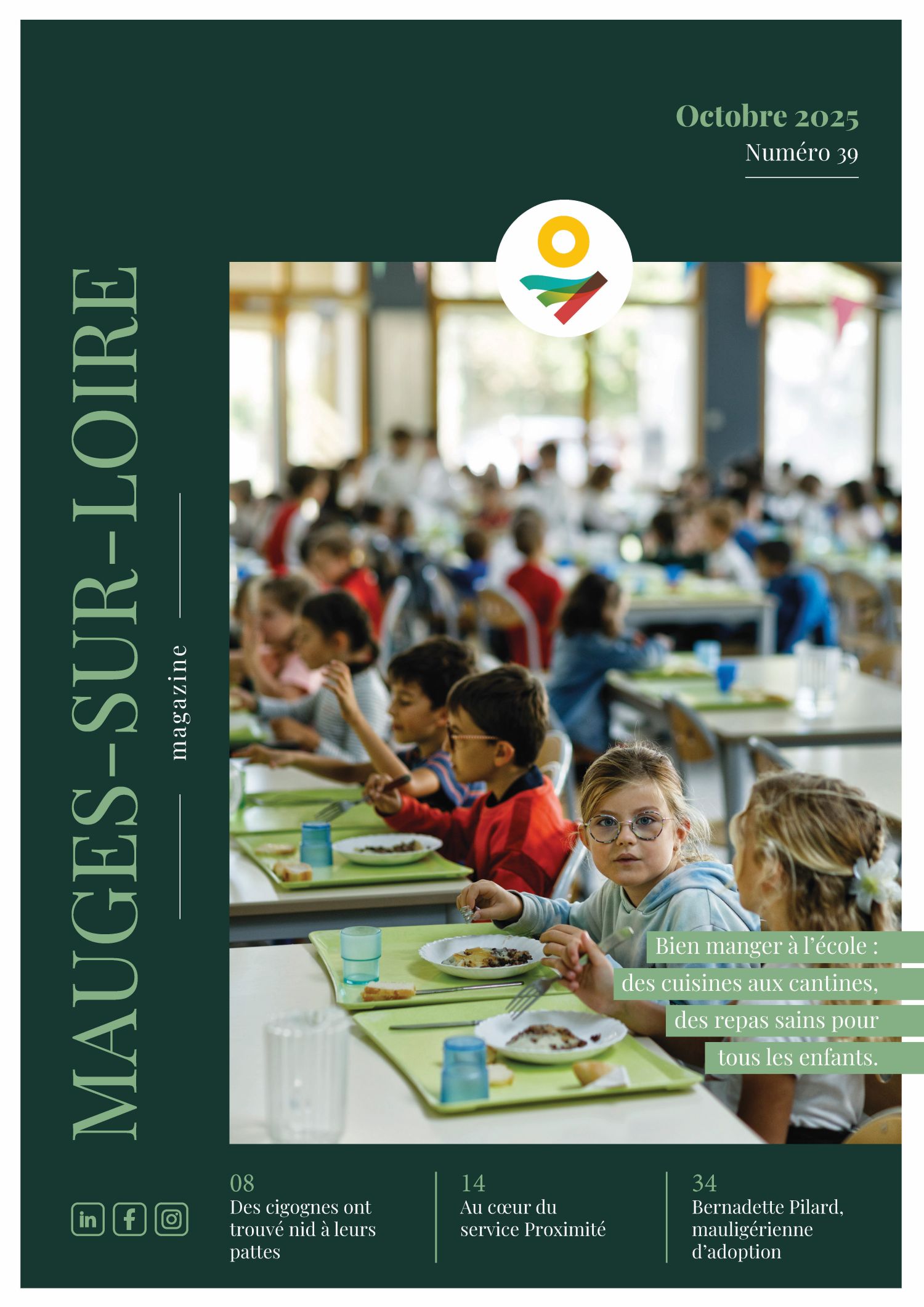 Page de couverture du magazine d'octobre 2025