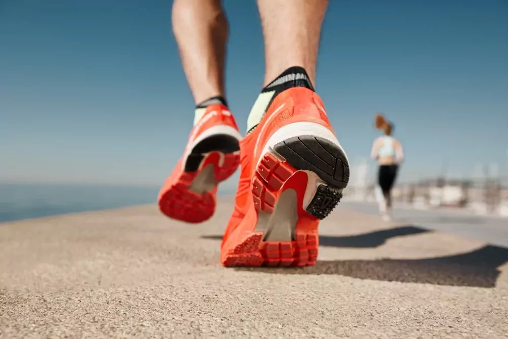 personne en train de courir
