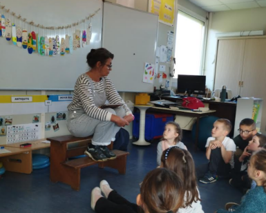 rencontre Pascale Moisset avec les élèves