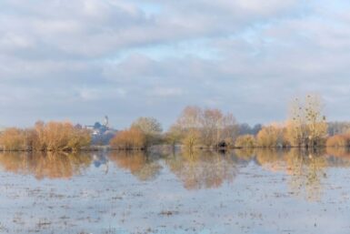 Image de la Loire en inondation
