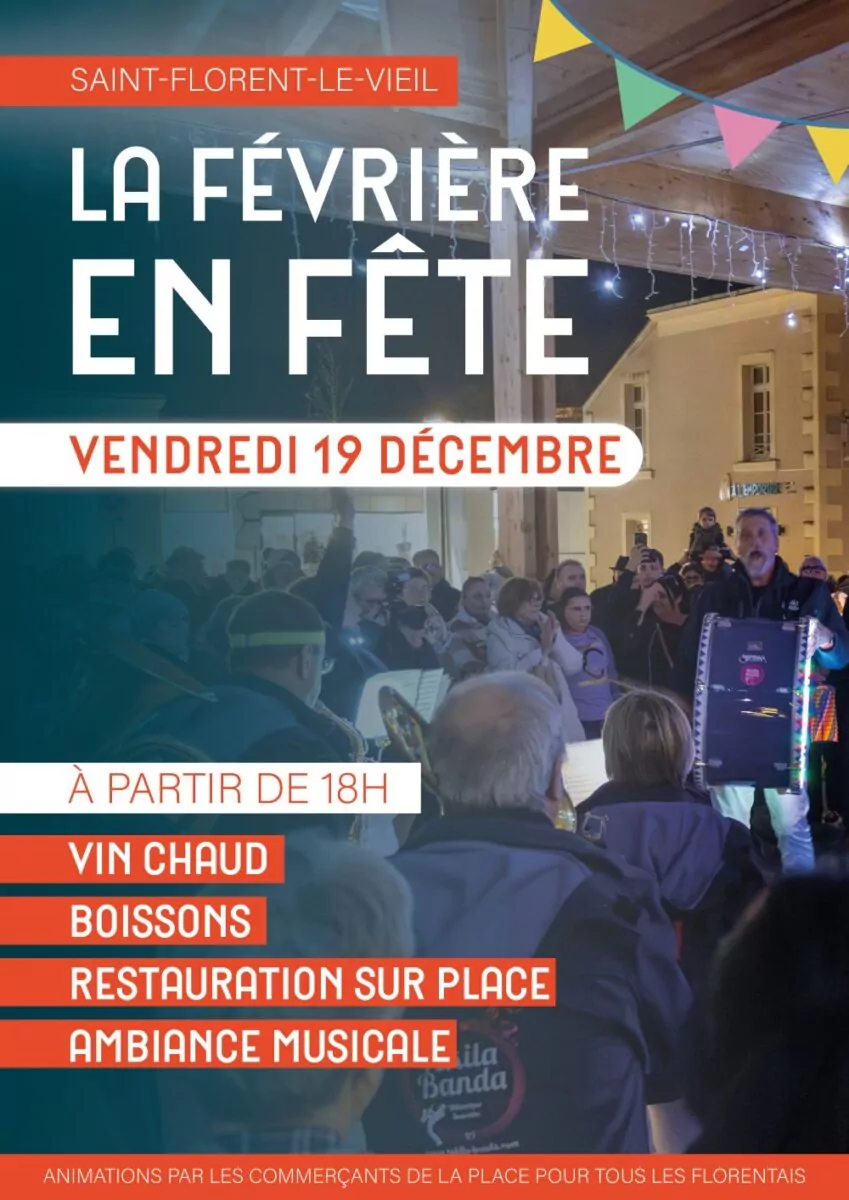 Affiche pour l'événement La Févrière en fête