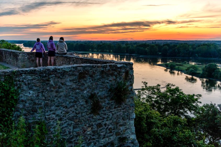 Saint-Florent-le-Vieil, Petite Cité de Caractère® de Maine et Loire, couché de soleil par Sébastien Gaudard