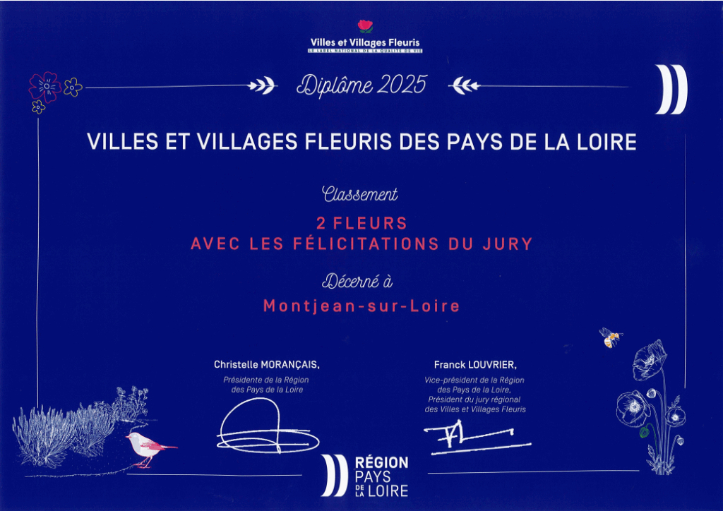 diplôme Montjean-sur-Loire