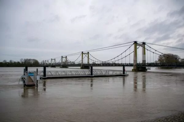 Crue de la Loire à Montjean - février 2026