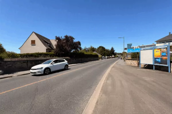 vue rue nationale Montjean-sur-Loire