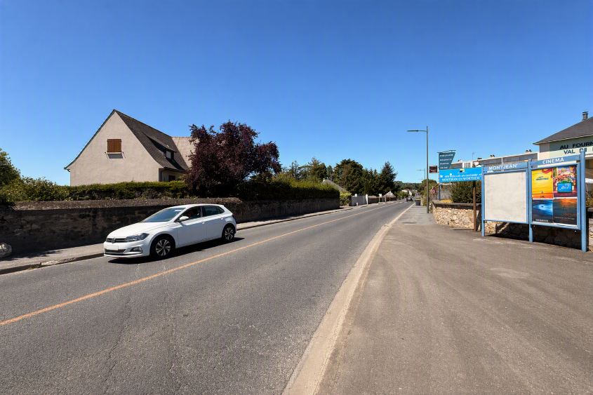 vue rue nationale Montjean-sur-Loire