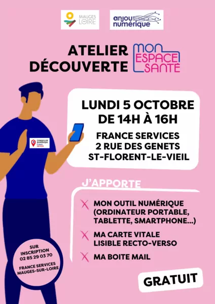 Affiche atelier Mon Espace Santé