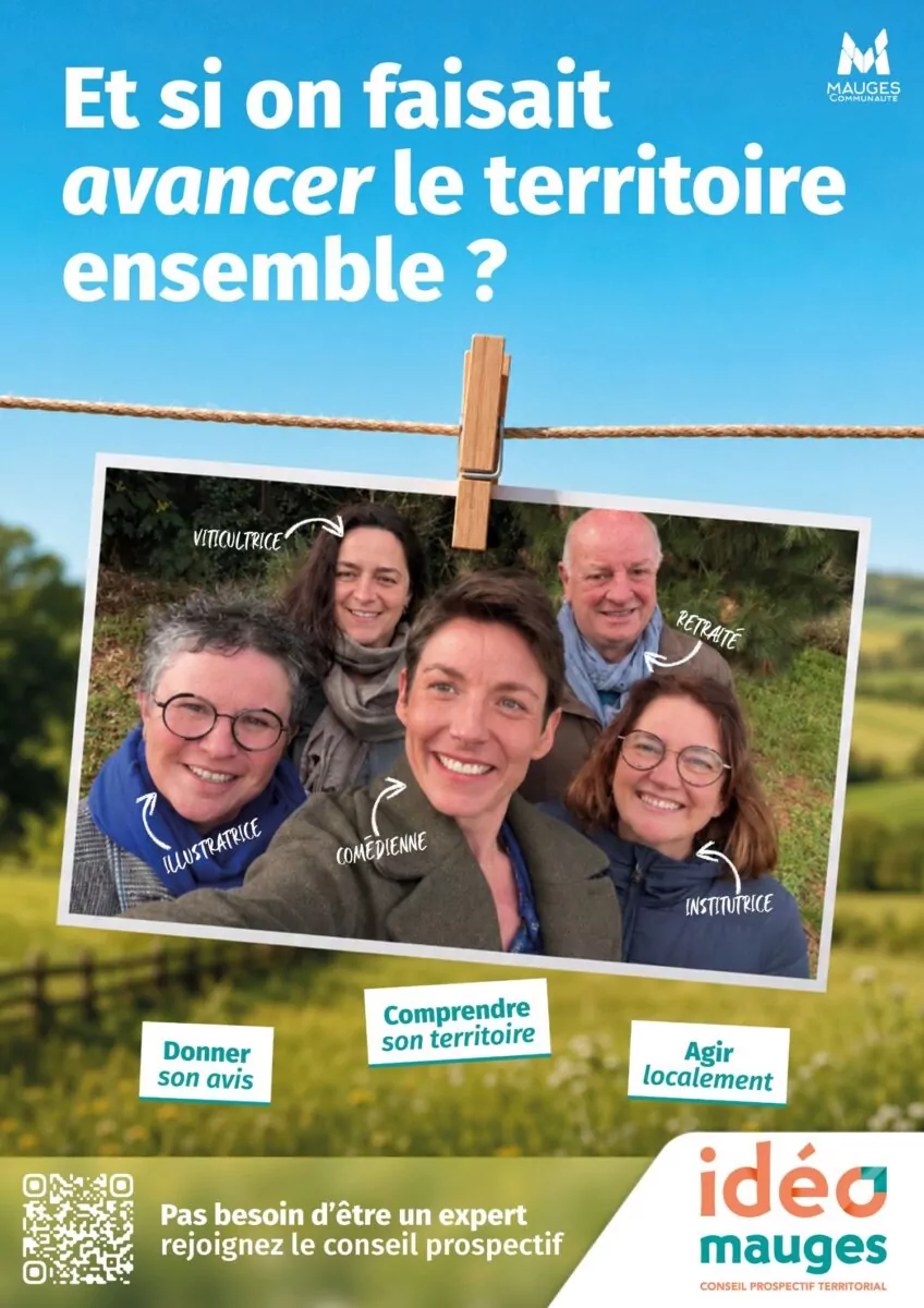 Affiche IdéÔ Mauges avec pour titre 